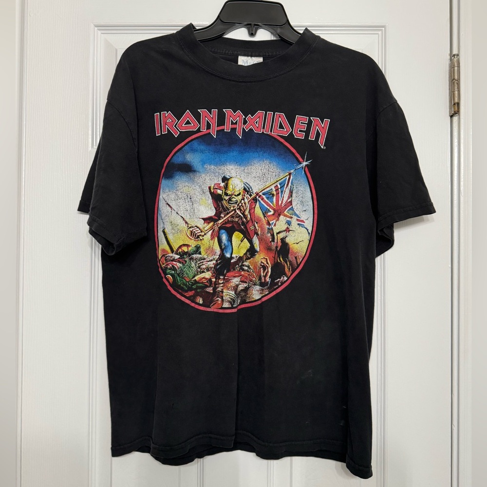 Vintage Y2K large Iron Maiden The Trooper M&O tag shirt 2002